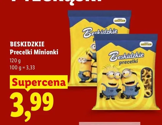 Precelki Beskidzkie Minionki promocja w Lidl