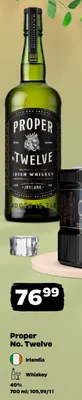 Whiskey Proper No. Twelve 40% Irlandia promocja w Netto