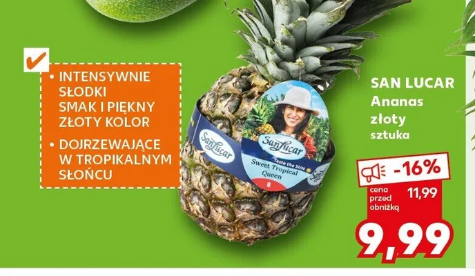 Ananas złoty San Lucar promocja w Kaufland