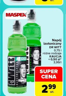 Napój izotoniczny Dr Witt promocja w Carrefour