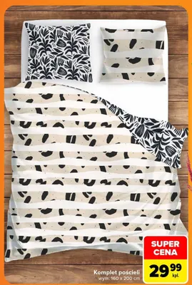 Komplet pościeli 160 x 200 cm Homla promocja w Carrefour