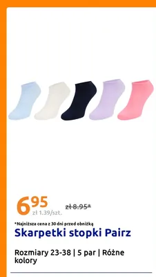 Skarpetki stopki Pairz 5-pak promocja w Action