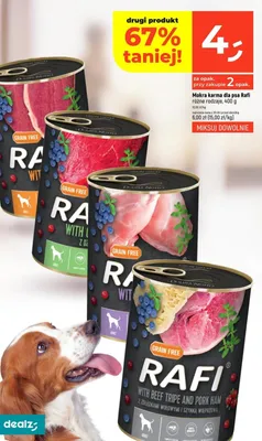 Mokra karma dla psa różne rodzaje promocja w Dealz