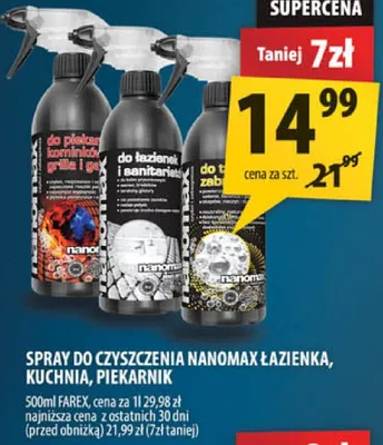 Spray do czyszczenia nanomaz Łazienka, Kuchnia, Piekarnik promocja w Arhelan