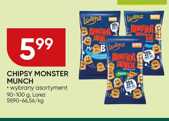 Chipsy Monster Munch Pizza promocja w Chata Polska