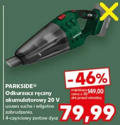Odkurzacz ręczny akumulatorowy 20 V promocja w Kaufland