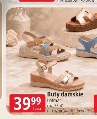 Buty damskie Lotmar promocja w Leclerc