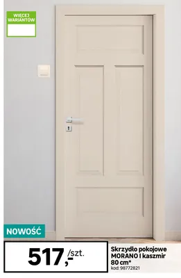 Skrzydło pokojowe MORANO I kaszmir 80cm promocja w Leroy Merlin