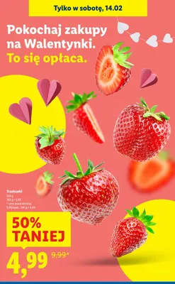 Truskawki promocja w Lidl