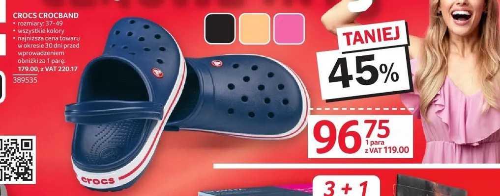 Klapki CROCS Crocband promocja w Selgros
