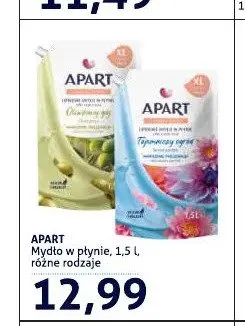 Mydło w płynie zapas Apart promocja w Blue Stop