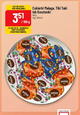 Cukierki Tiki Taki Wawel promocja w POLOmarket