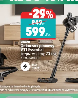 Odkurzacz pionowy Dreame V11 Essential promocja w Biedronka Home