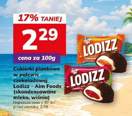 Cukierki piankowe Lodizz skondensowane mleko promocja w Hitpol