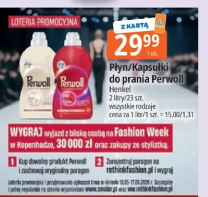 Płyn do prania Perwoll promocja w Leclerc