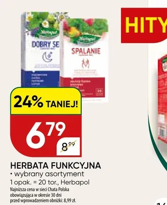 Herbata funkcyjna wybrany asortyment promocja w Chata Polska