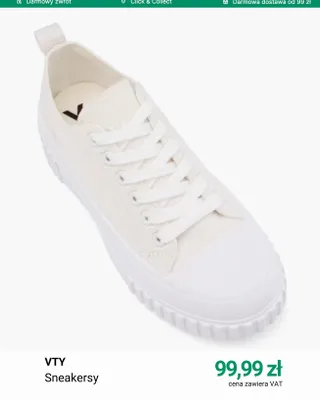 Sneakersy VTY promocja w Deichmann
