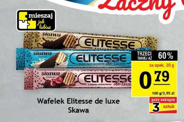 Wafelek Skawa Elitesse mleczny promocja w Gram Market