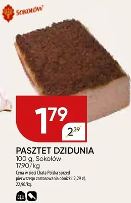 Pasztet dzidunia promocja w Chata Polska