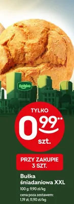 Bułka śniadaniowa XXL promocja w Żabka