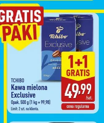 Kawa mielona Tchibo Exclusive promocja w Aldi