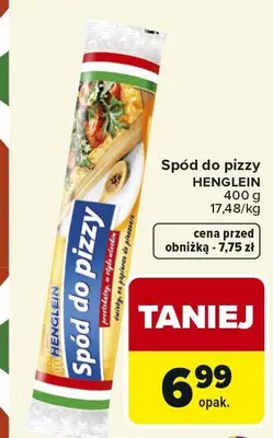 Spód do pizzy Henglein promocja w Carrefour Market