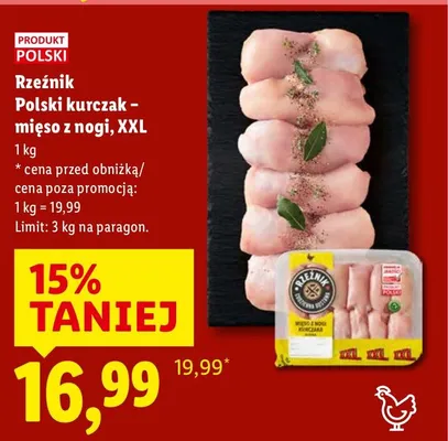 Polski kurczak - mięso z nogi, XXL promocja w Lidl