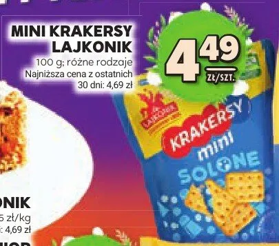 Mini krakersy promocja w Stokrotka