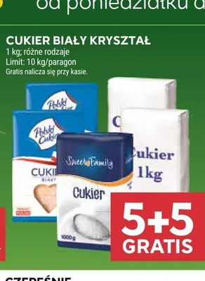 Cukier biały kryształ Sweet Family promocja w Stokrotka