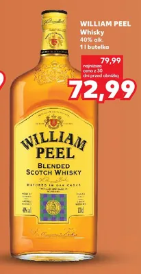 Whisky William Peel Blended Scotch promocja w Kaufland