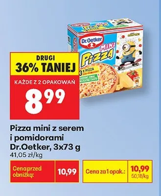 Pizza mini z serem i pomidorami Dr. Oetker promocja w Biedronka