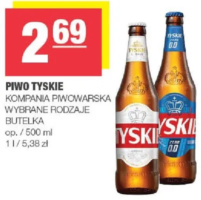 Piwo Tyskie promocja w SPAR