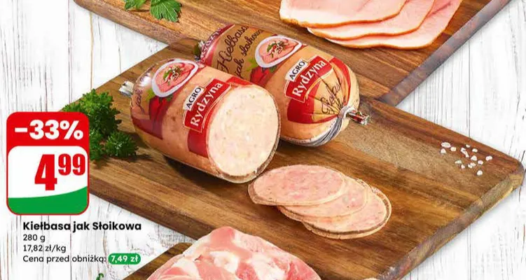 Kiełbasa biała promocja w Dino