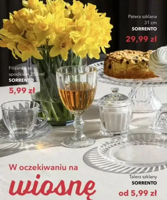 Patera szklana 31cm promocja w Nela
