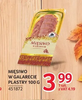 Mięsiwo w galarecie plastry ZMB Białystok promocja w Selgros