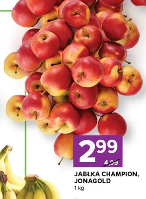 Jabłka Champion, Jonagold promocja w Stokrotka