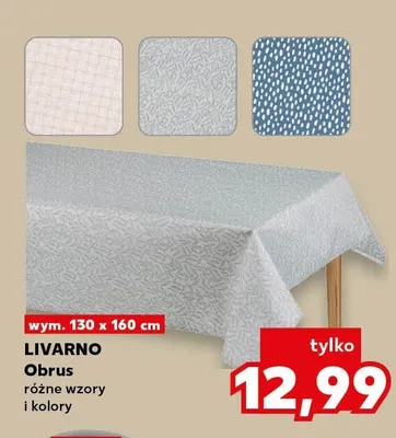 Obrus LIVARNO 130x160 cm promocja w Kaufland
