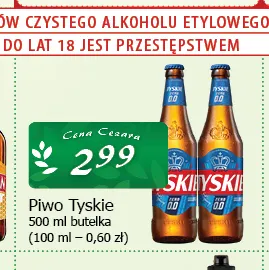 Piwo Tyskie Gronie promocja w CEZAR Delikatesy