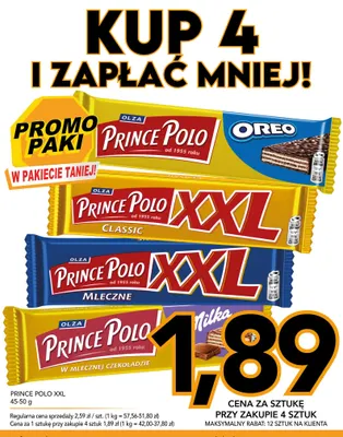 Wafelek Prince Polo Oreo promocja w Kupiec