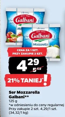 Ser Mozzarella promocja w Netto