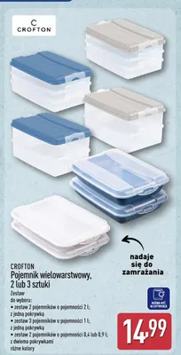 Pojemnik wielowarstwowy 2/3 szt. promocja w Aldi