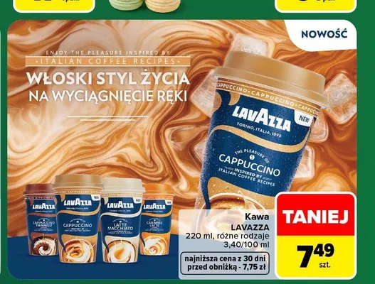 Kawa Caramel Latte Lavazza promocja w Carrefour