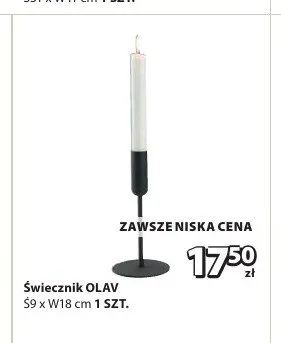 Świecznik OLAV promocja w Jysk
