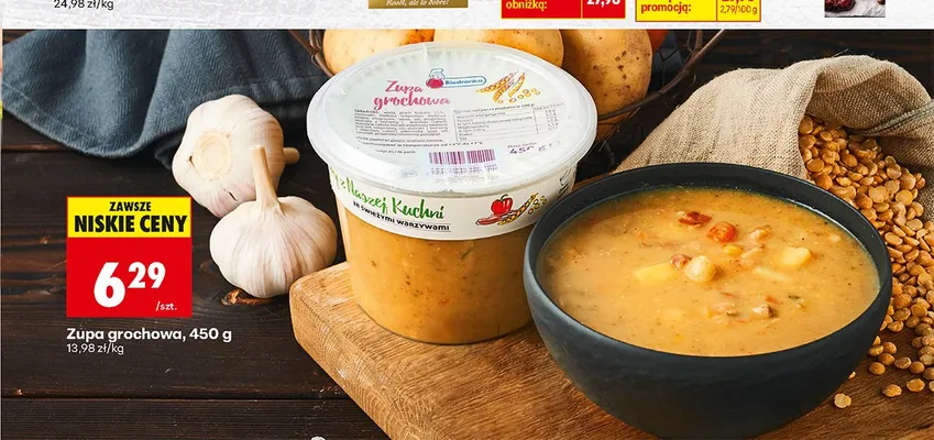 Zupa grochowa z Naszej Kuchni promocja w Biedronka