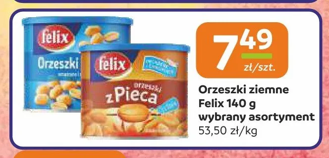 Orzeszki ziemne Felix Solone promocja w Gama