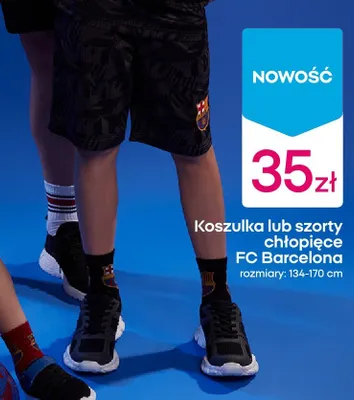 Szorty chłopięce FC Barcelona promocja w Pepco