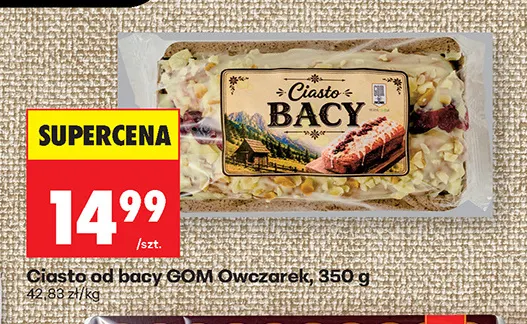 Ciasto od bacy GOM Owczarek promocja w Biedronka
