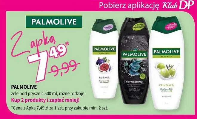 Żel pod prysznic Palmolive Men Refreshing promocja w Drogerie Polskie