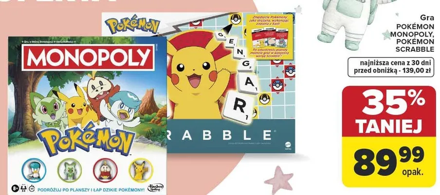 Gra POKÉMON SCRABBLE promocja w Carrefour