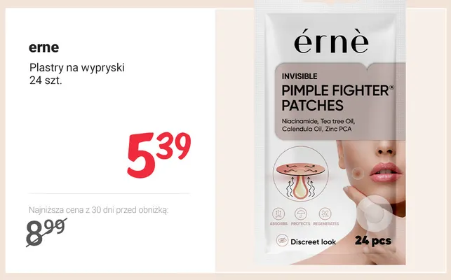 Plastry na wypryski Erne promocja w Rossmann